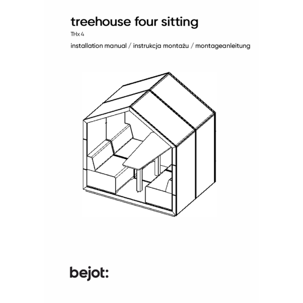 treehouse TH 4 open - instrukcja montażu